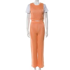 House of Harlow 1960 Peach Knit Ensemble